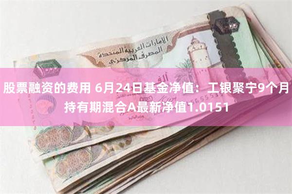 股票融资的费用 6月24日基金净值：工银聚宁9个月持有期混合A最新净值1.0151