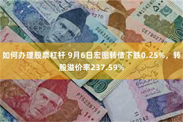 如何办理股票杠杆 9月6日宏图转债下跌0.25%，转股溢价率237.59%